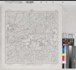 Rahden (Rahden) topographische Karte Meßtischblatt Rahden Nr. 1879 1919 1 : 25 000 44 x 45 Druck Benkhausen