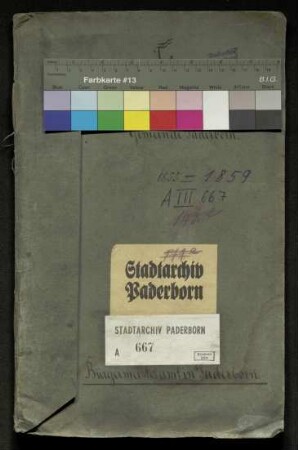 Bauanlagen innerhalb und außerhalb der Ringmauern der Stadtgemeinde Paderborn