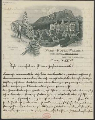 Brief an Ludwig Strecker  und B. Schott's Söhne : 14.07.1911