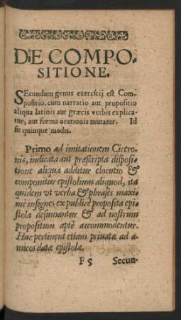De Compositione.
