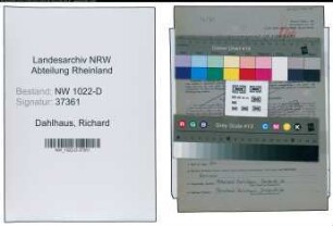 Entnazifizierung Richard Dahlhaus , geb. 09.12.1910 (Postbeamter)