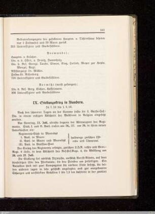 IX. Stellungskrieg in Flandern