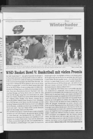 WSD Basket Bowl V: Basketball mit viele Promis