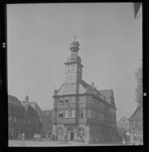 Das Rathaus in Heppenheim