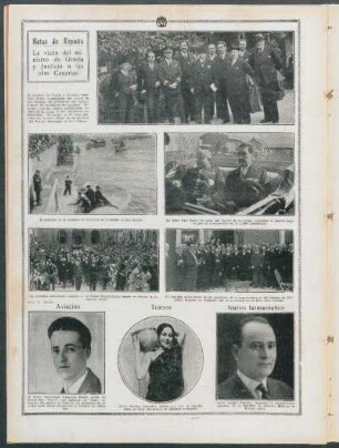 Notas de España : La visita del ministro de Gracia y Justicia a las islas Canarias