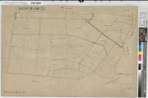 Dülmen, Stadt und Kspl., Haus Dülmen (Dülmen), Umlegung Dülmen, Urkarte 2 Dülmen Flur 69