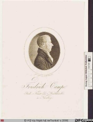 Bildnis (August) Friedrich (Andreas) Campe