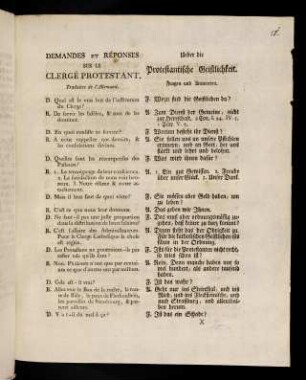 1-8, Demandes Et Réponses ...