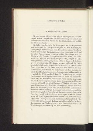 Teilchen und Wellen