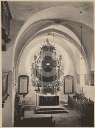 Chor der evangelischen Kirche Alzenau
