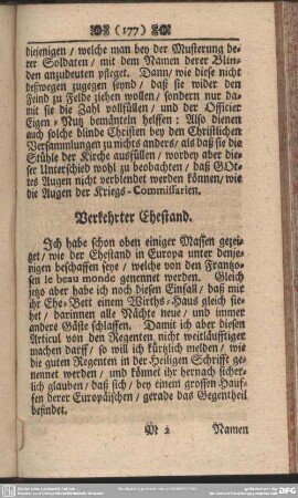 Verkehrter Ehestand