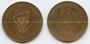Medaille, Für hervorragende Leistungen, Deutscher Kegelverband der DDR