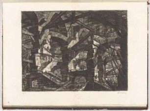 Der gotische Bogen, aus der Folge "Carceri d’invenzione"