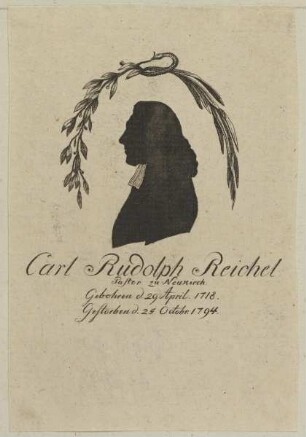 Bildnis des Carl Rudolph Reichel