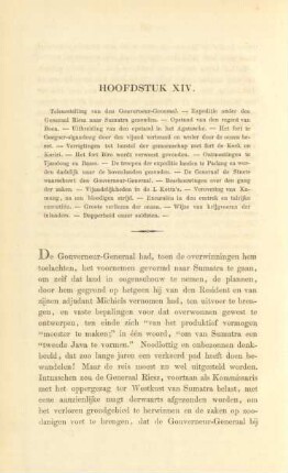 Hoofdstuk XIV. Teleurstelling van den Gouverneur-Generaal. - ...