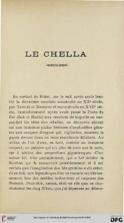Sér. 5: Le Chella