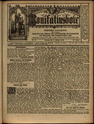 Ausgabe vom Sonntag, den 09. Februar 1919.