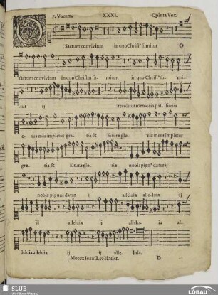 XXXI. O sacrum convivium