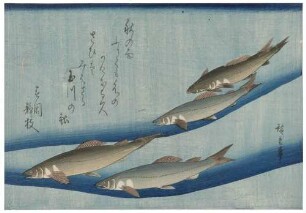 Fische und Aufschriftgedicht