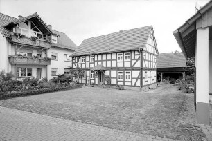 Fachwerkhaus (Fachwerkhaus); Burghaun, Hauptstraße 39