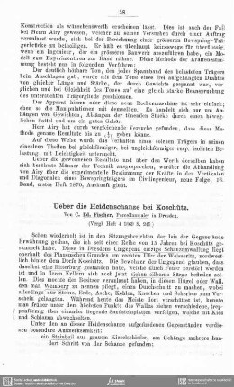 Ueber die Heidenschanze bei Coschütz