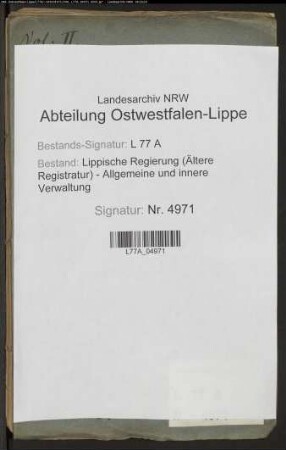 Anstellung der Nachtwächter, Patrouillen und Polizeiaufseher auf dem Lande, Bd. 2