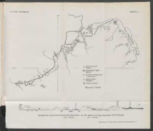 Geologischer Querschnitt durch die Kordilleren am Rio Baker und Lago Cochrane (47°- 47°40' S).