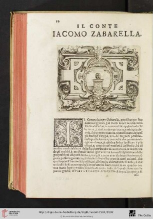 Il Conte Iacomo Zabarella