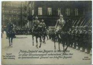 Prinz Leopold von Bayern in Warschau