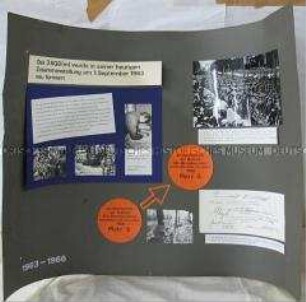 Ausstellungstafel über die Kampfgruppen der Arbeiterklasse