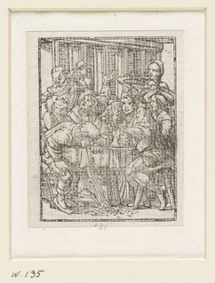 Trinker, aus: Symphorien Barbier, Les images de la mort, Lyon 1562, C 7 verso