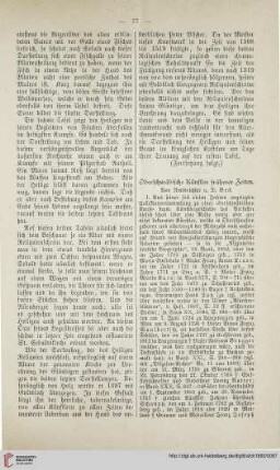 11: Oberschwäbische Künstler früherer Zeiten, [1]