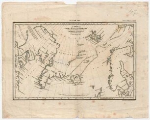 Map of East and West Greenland