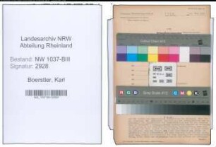 Entnazifizierung Karl Boerstler , geb. 19.07.1893 (Kriminalsekretaer)