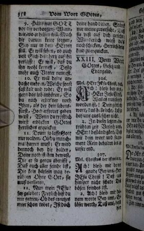 XXIII. Vom Wort Gottes, Gesetz und Evangelio. - XXV. vom heiligen Abendmahl.