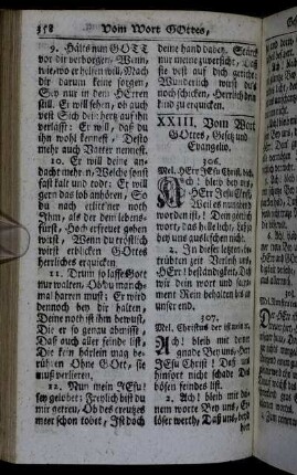XXIII. Vom Wort Gottes, Gesetz und Evangelio. - XXV. vom heiligen Abendmahl.