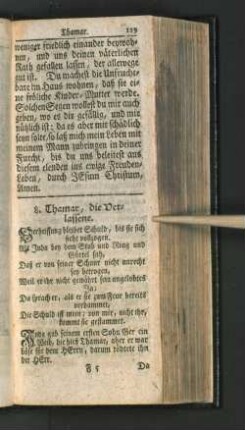 8. Thamar, die Verlassene.