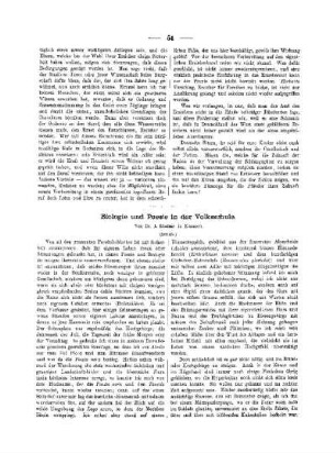 Biologie und Poesie in der Volksschule : (Schluss)