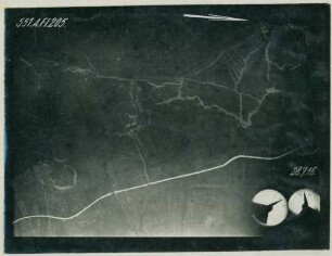 Foto des Geländes nördlich des Côtes des Hures (Luftbild)