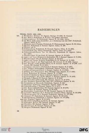 Radierungen (Nr. 729)