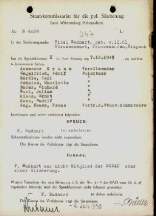 Rudhart, Fidel