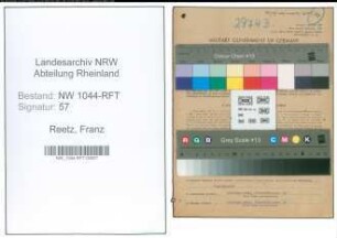 Entnazifizierung Franz Reetz , geb. 04.11.1900 (Geschaeftsfuehrer)