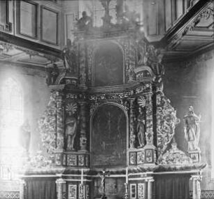 Halberstadt, St. Johannis, Altaraufsatz; Thiele Zimmermann