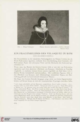 19: Ein Frauenbildnis des Velasquez in Rom