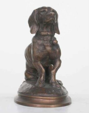 Sitzender Dachshund