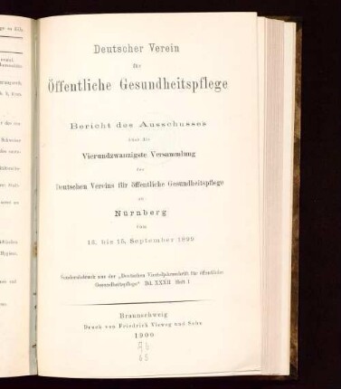 24: Nürnberg vom 13. - 15. September 1899