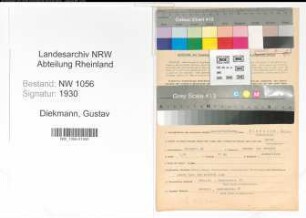 Entnazifizierung Gustav Diekmann , geb. 23.09.1904 (Geschaeftsfuehrer)