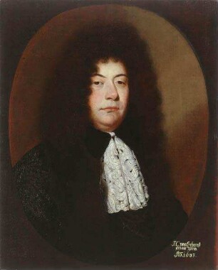 Bildnis des Coburger Kanzlers Johann Conrad von Scheres gen. Zieritz (1641-1704)
