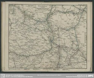 Eisenbahn-Atlas N° 2. III. Eisenbahnen zwischen Berlin, Dresden, Zwickau, Eisenach u. Hanover.