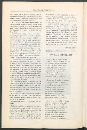 Pa los criollos